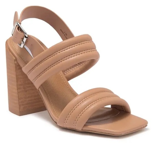 Steve Madden Shoes - Steve Madden Faith Quilted Slingback Sandal in tan PU